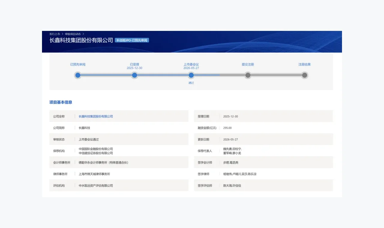 长鑫科技无悬念过会 还应关注哪些变量？ 插图
